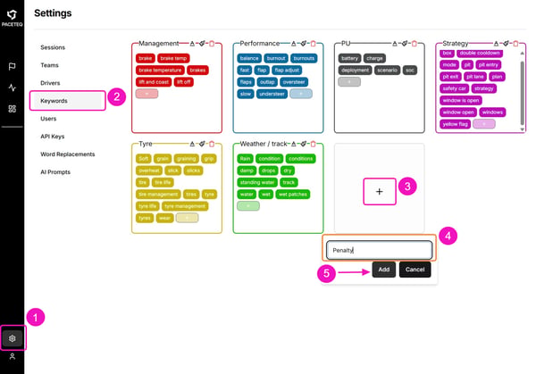 How to Create a New Keyword Category - Step 5