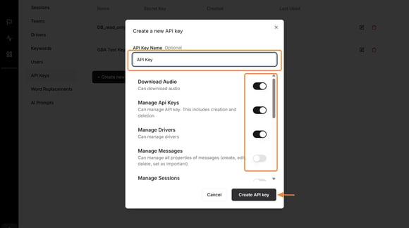 How to Generate a New API Key - Step 10