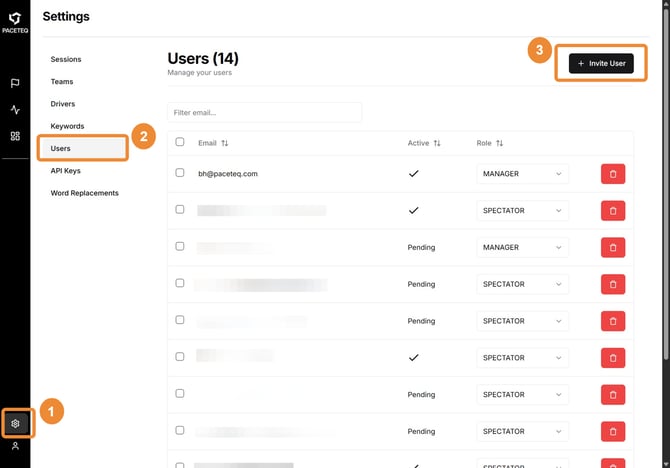 How to Invite a New User to OneTranscript - Step 0