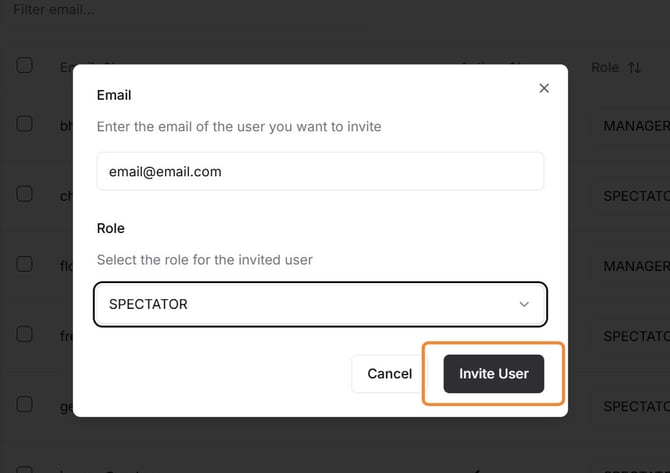 How to Invite a New User to OneTranscript - Step 6 (2)