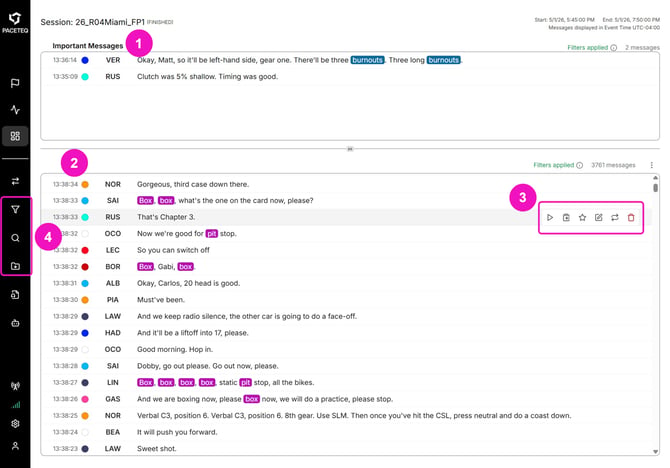 How to Navigate to Specific Session Chapters - Step 1-1