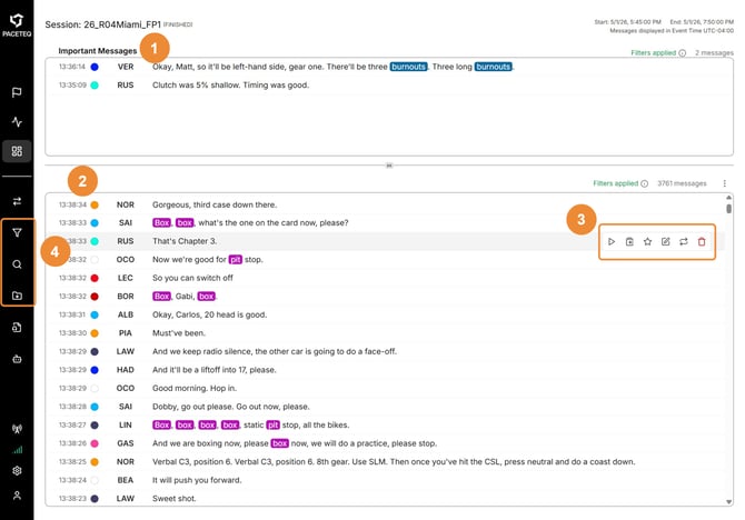 How to Navigate to Specific Session Chapters - Step 1
