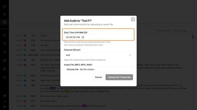 How to Upload and Transcribe Audio Files - Step 5