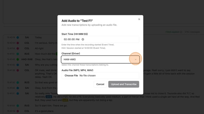 How to Upload and Transcribe Audio Files - Step 7
