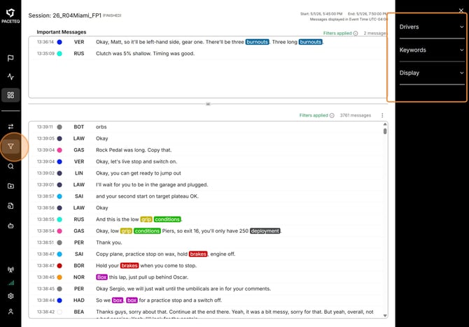 Managing Dashboard Filters and Keyword Settings - Step 4 (1)