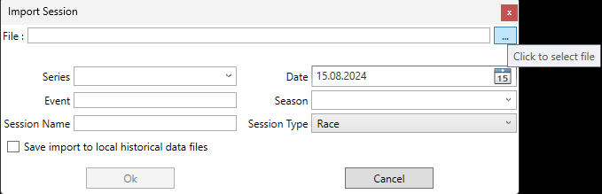 Importing Session Files from Various Timekeeping Systems